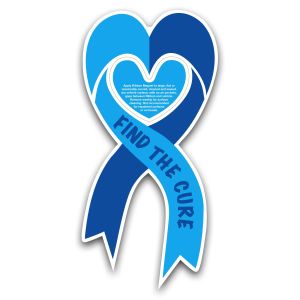 Ribbon Heart Car Sign Magnet 1 Ribbon Heart Car Sign Magnet 1
