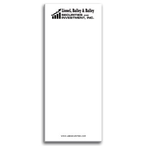 25 Page 3-1/2 x 8-1/2 Paper Note Pad 1 25 Page 3-1/2 x 8-1/2 Paper Note Pad 1