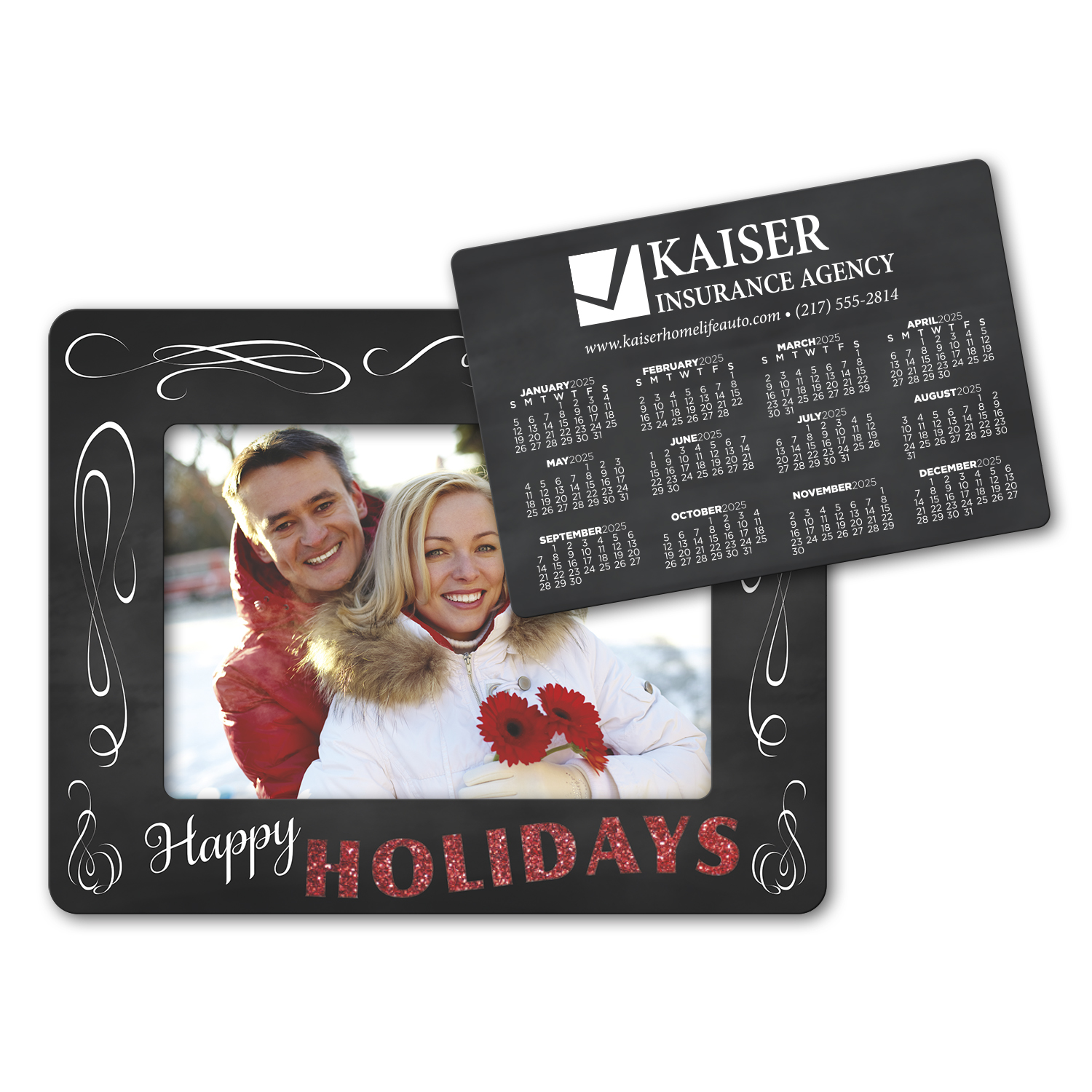 Holiday Calendar Punch Out Picture Frame 1