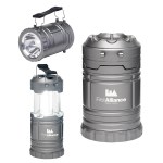 Retractable Flashlight and Lantern - Gun Metal Retractable Flashlight and Lantern - Gun Metal