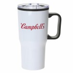 Color Splash 20oz SS Economy Mug - White / Black Color Splash 20oz SS Economy Mug - White / Black