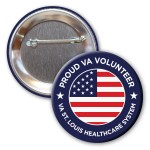 2-1/2 Diam Round Button w/Pin 1 2-1/2 Diam Round Button w/Pin 1