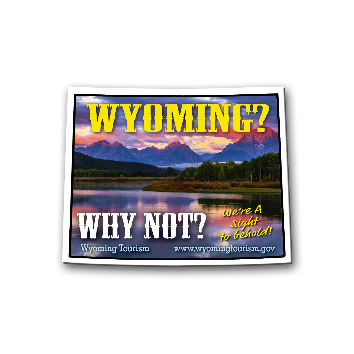 Wyoming State Magnet 1
