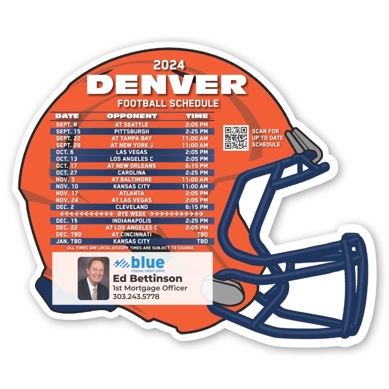 Football Schedule Magnet 1 Football Schedule Magnet 1