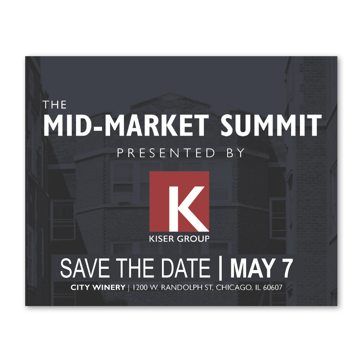 Save The Date Magnet 3 x 3 3/4 1