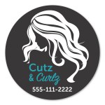 2.5" Circle Perm Standard Label 1 2.5" Circle Perm Standard Label 1