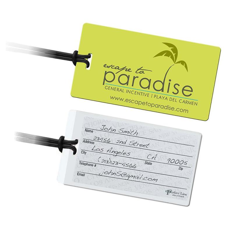 .50 Mil Executive Tag - White 1 .50 Mil Executive Tag - White 1