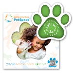 Paw Print Punch Out Picture Frame Magnet 1 Paw Print Punch Out Picture Frame Magnet 1