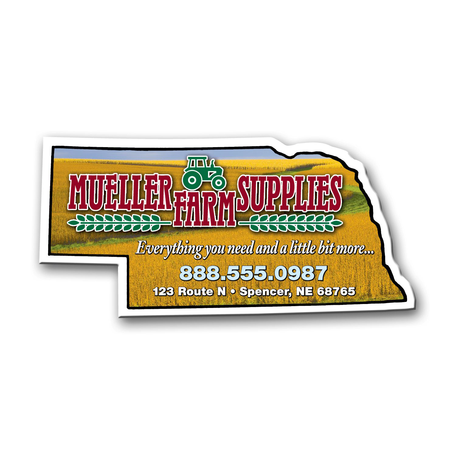 Nebraska State Magnet 1
