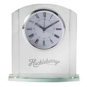 Arch Glass Desk Clock 1 Arch Glass Desk Clock 1