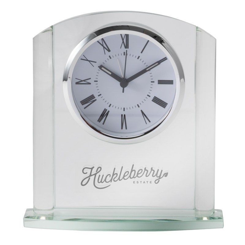 Arch Glass Desk Clock 1 Arch Glass Desk Clock 1