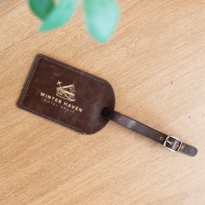 Luggage Tag - Brown 1 Luggage Tag - Brown 1