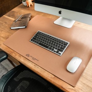 Eco-Deluxe Desk Pad - Caramel 1 Eco-Deluxe Desk Pad - Caramel 1