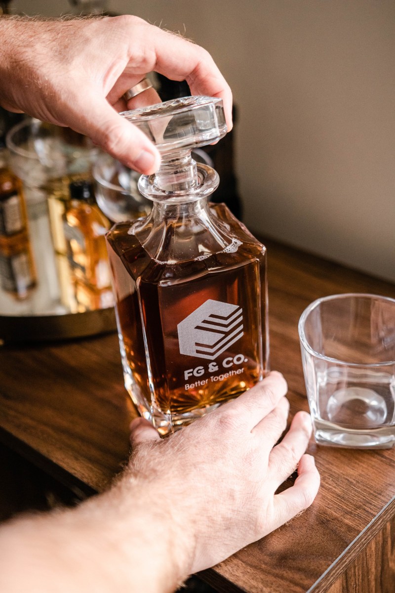 Decanter - Front Only - 2 Glasses 1 Decanter - Front Only - 2 Glasses 1