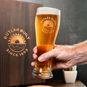 Torrey Pilsner Glass - Set of 2 - Branded Wood Box 1 Torrey Pilsner Glass - Set of 2 - Branded Wood Box 1