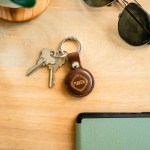 Airtag Keychain - Brown 1 Airtag Keychain - Brown 1