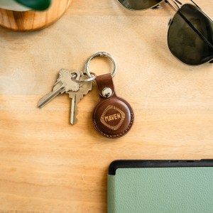Airtag Keychain - Brown 1 Airtag Keychain - Brown 1