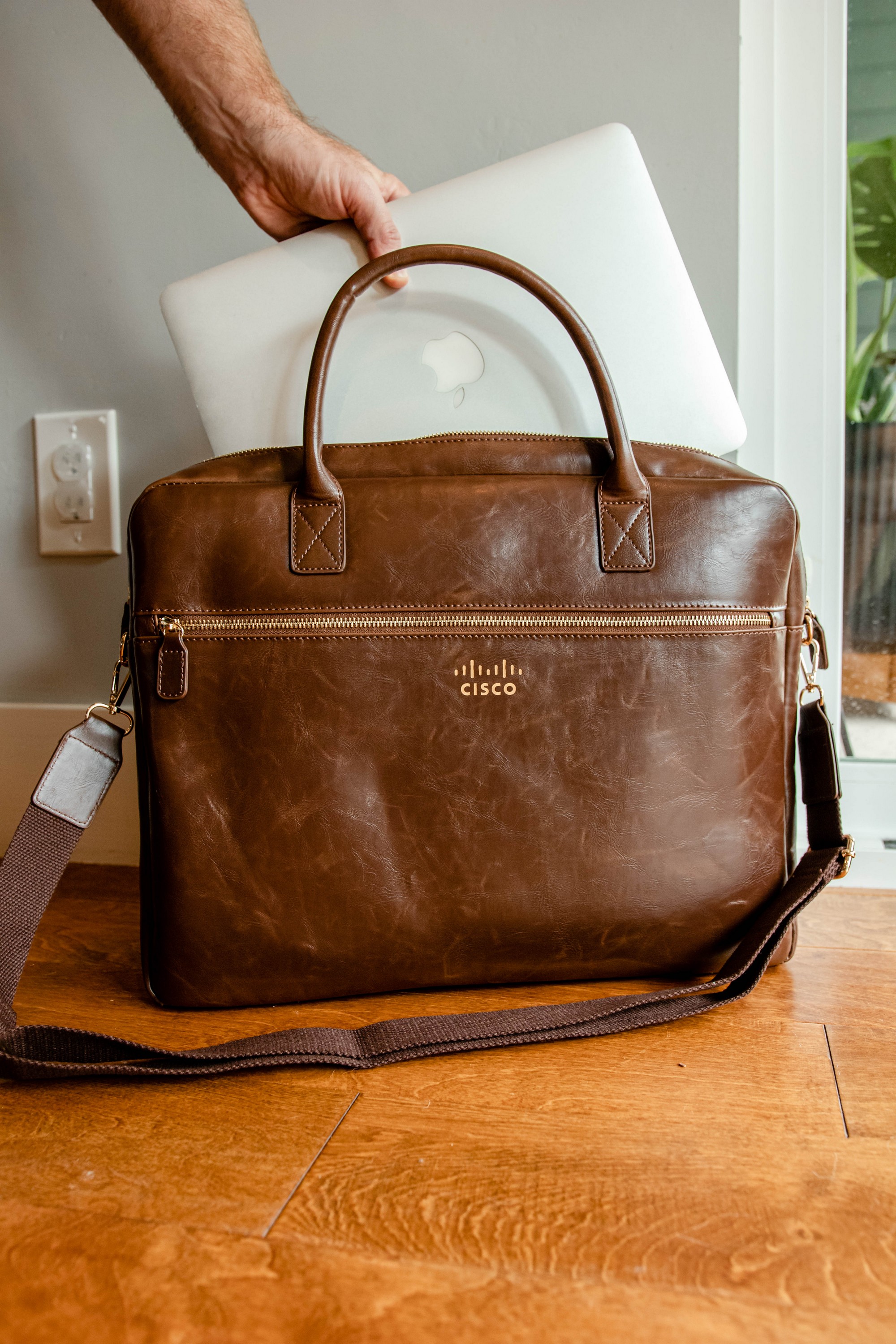 Leather Laptop Bag - Brown 1 Leather Laptop Bag - Brown 1