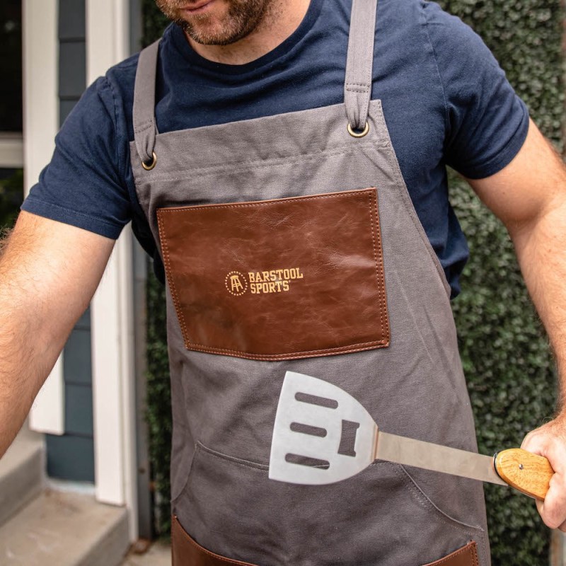 BBQ Apron - Brown 1 BBQ Apron - Brown 1
