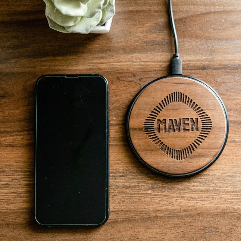 Wireless Charger - Walnut 1 Wireless Charger - Walnut 1