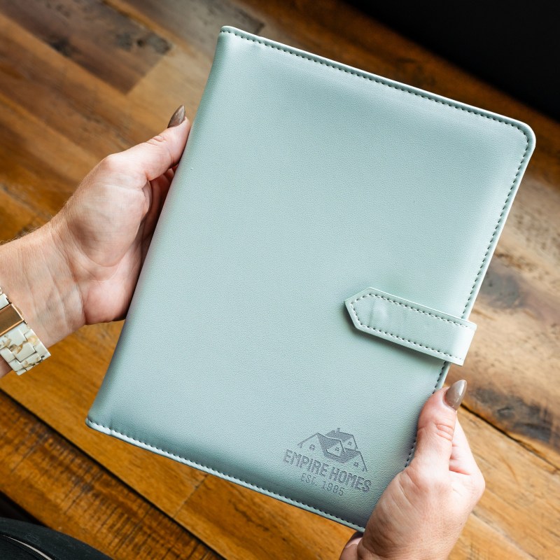 Eco-Deluxe A5 Mini-Folio - Sage 1 Eco-Deluxe A5 Mini-Folio - Sage 1