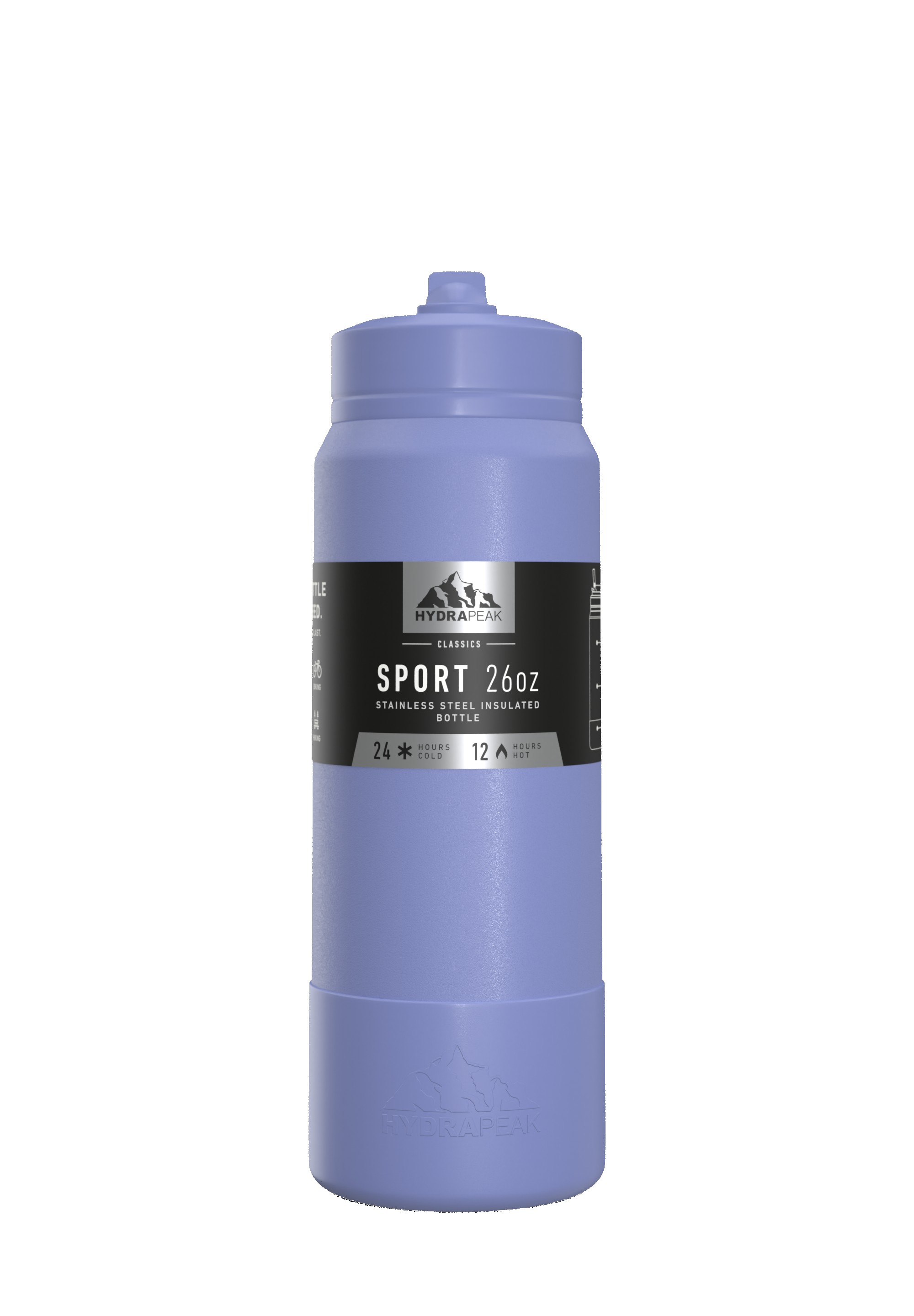 Hydrapeak Sport Boot Straw Cap 26 Oz. Water Bottle 1