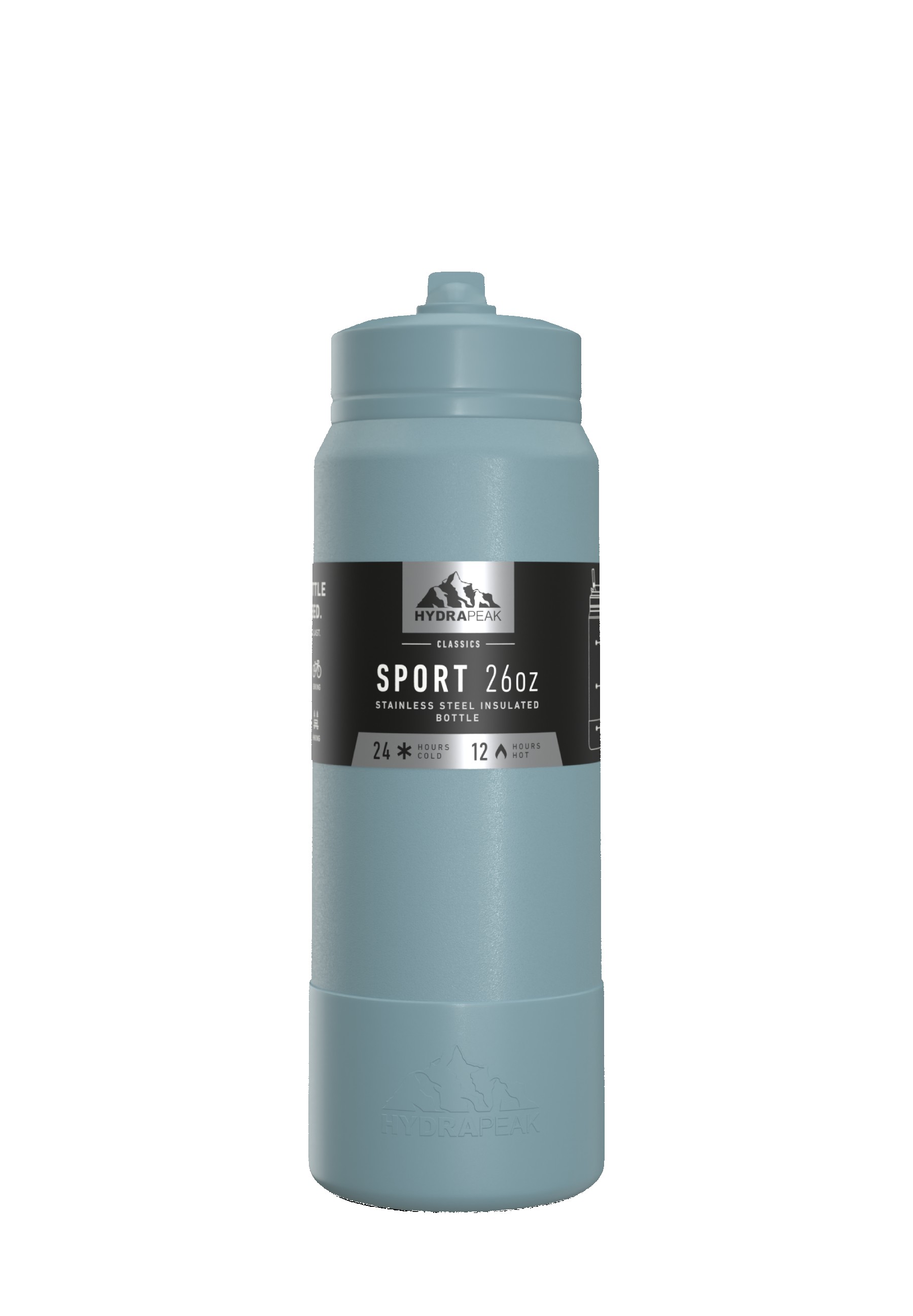 Hydrapeak Sport Boot Straw Cap 26 Oz. Water Bottle 1