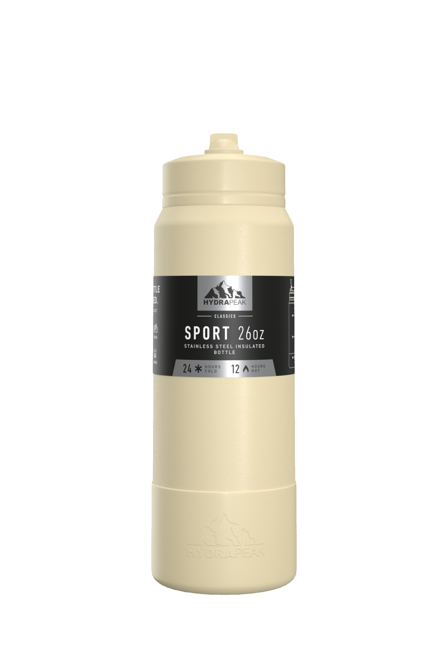 Hydrapeak Sport Boot Straw Cap 26 Oz. Water Bottle 1