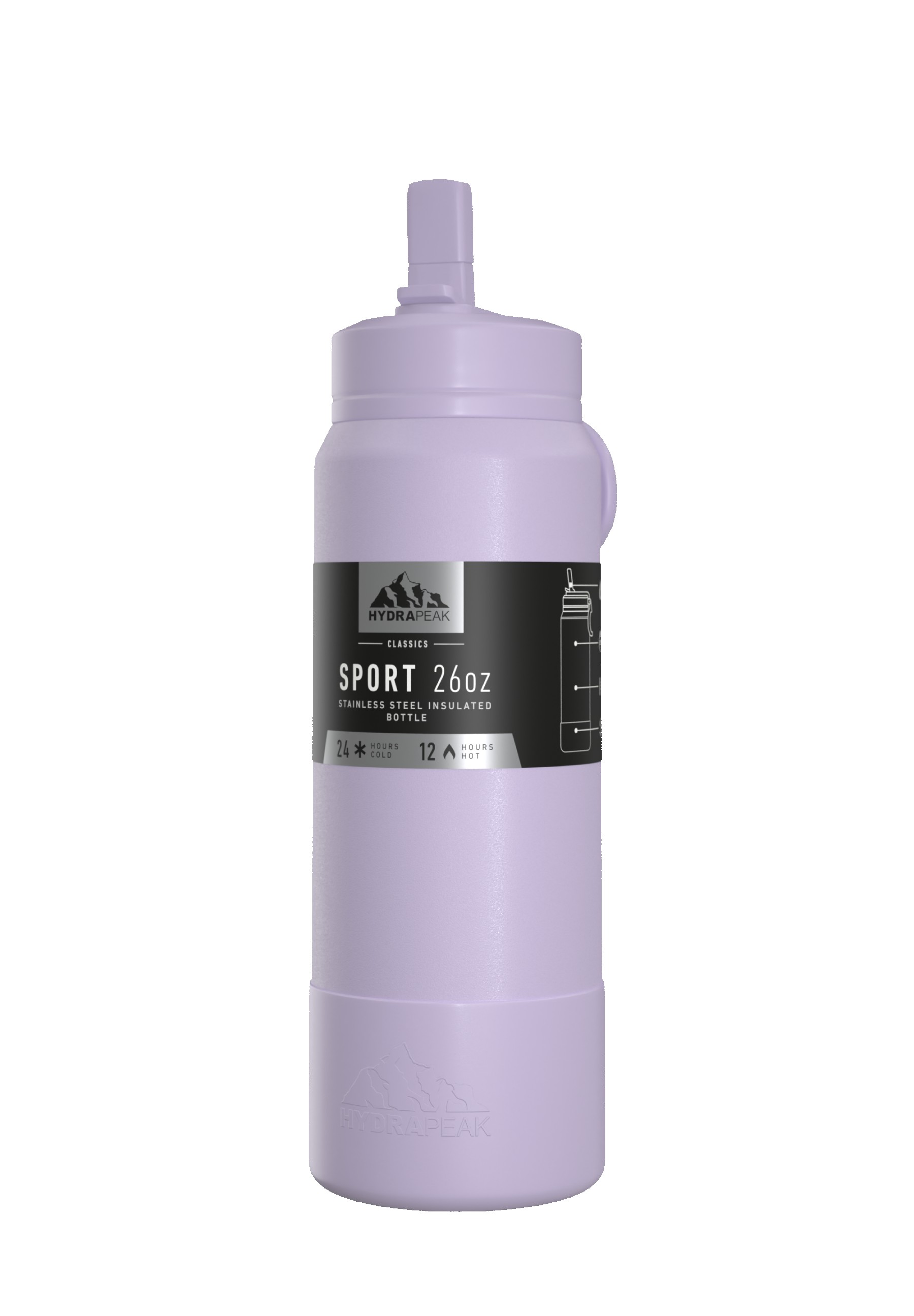 Hydrapeak Sport Boot Straw Cap 26 Oz. Water Bottle 1