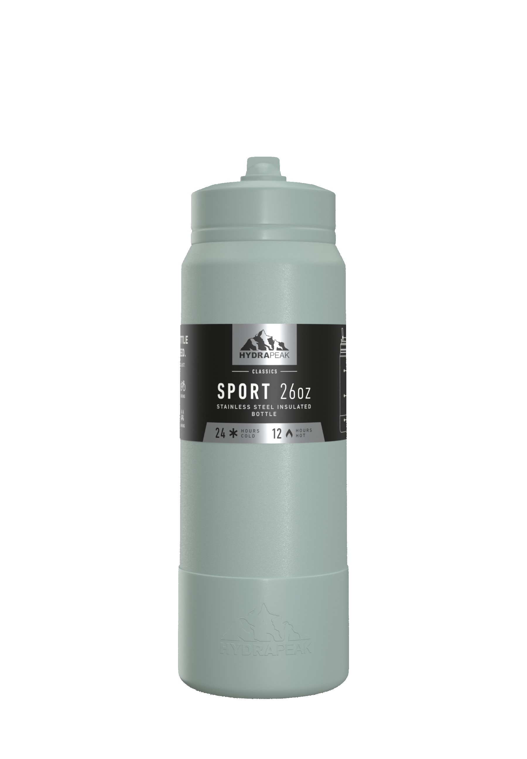 Hydrapeak Sport Boot Straw Cap 26 Oz. Water Bottle 1