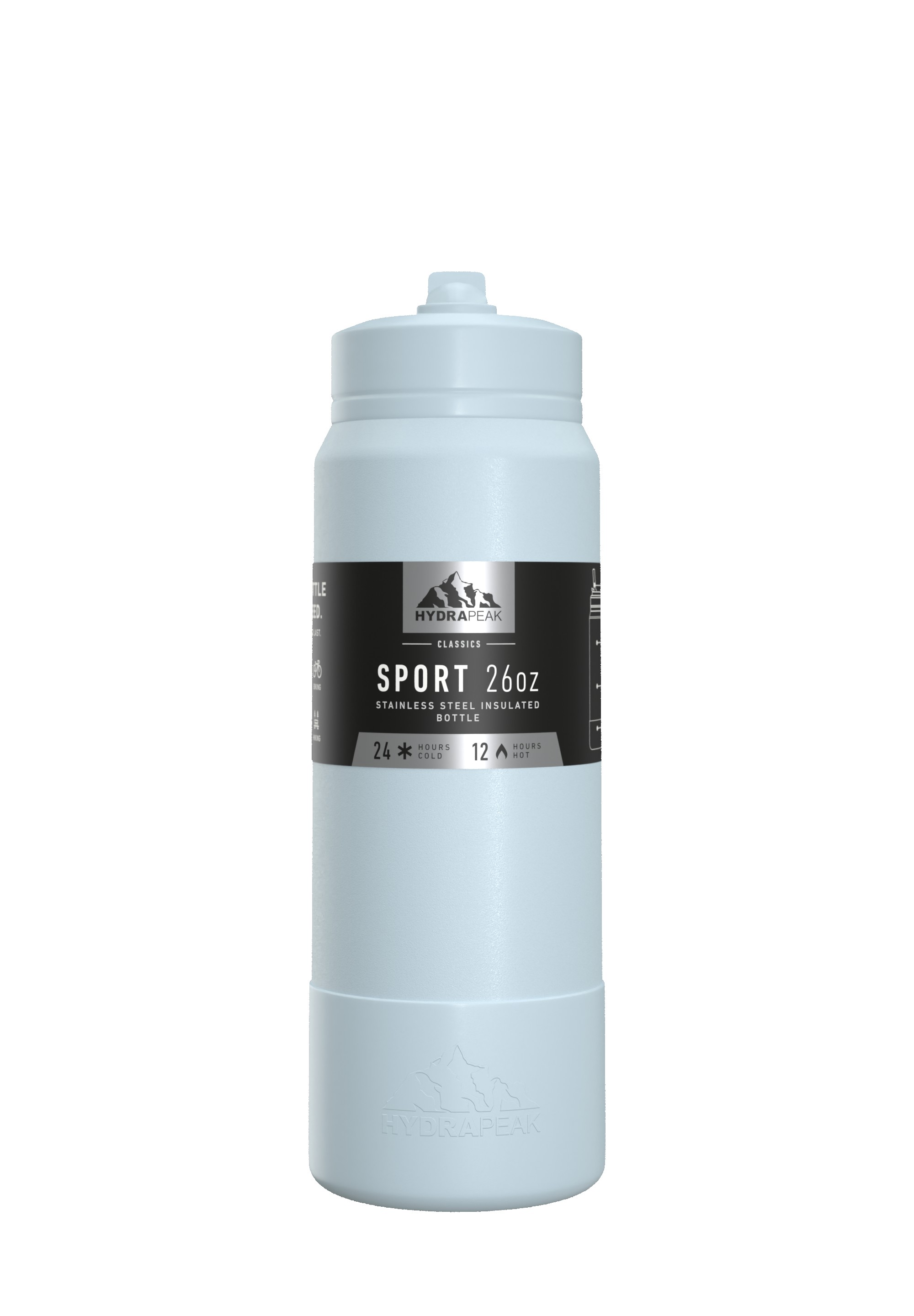 Hydrapeak Sport Boot Straw Cap 26 Oz. Water Bottle 1