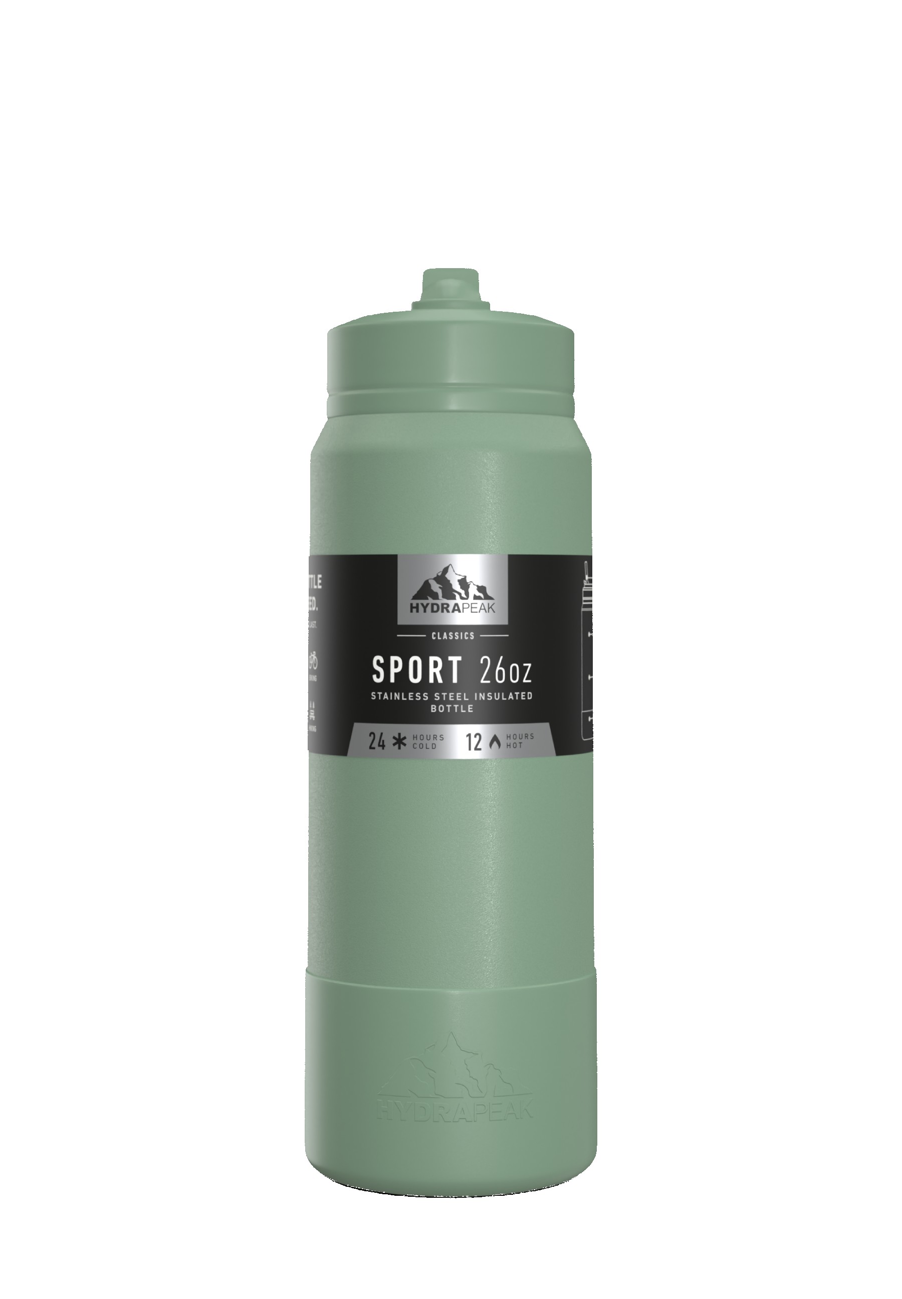 Hydrapeak Sport Boot Straw Cap 26 Oz. Water Bottle 1