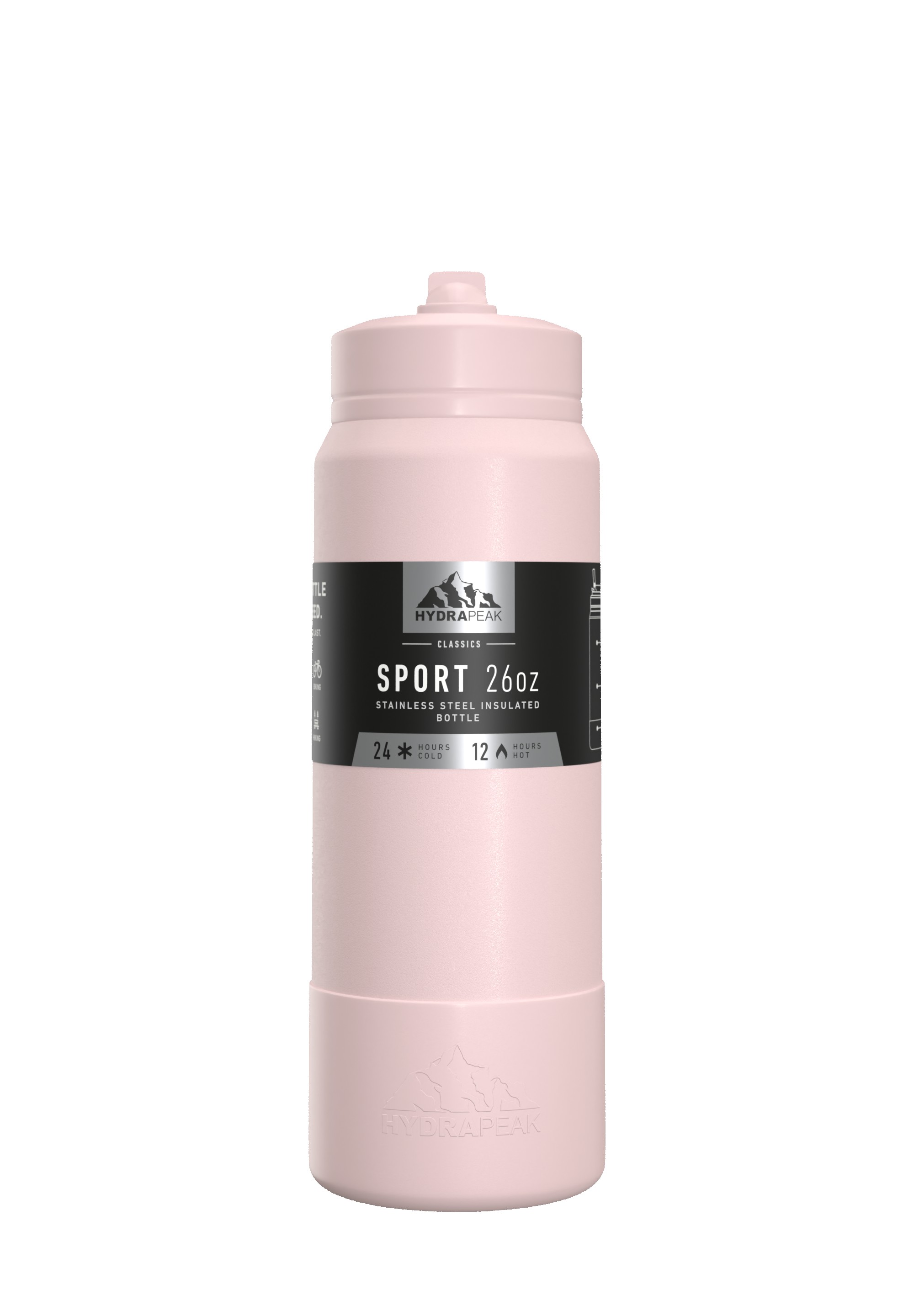 Hydrapeak Sport Boot Straw Cap 26 Oz. Water Bottle 1