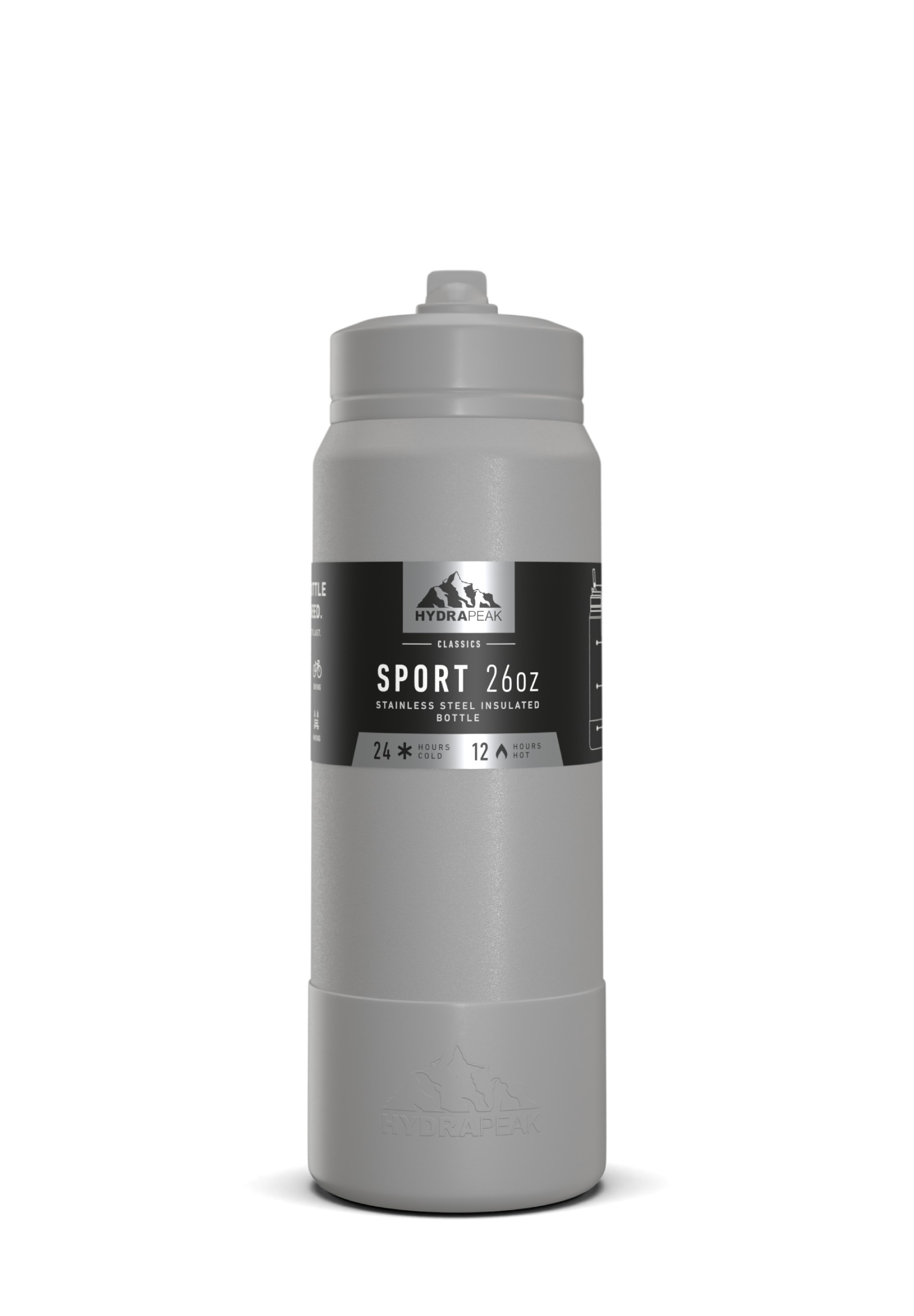 Hydrapeak Sport Boot Straw Cap 26 Oz. Water Bottle 1