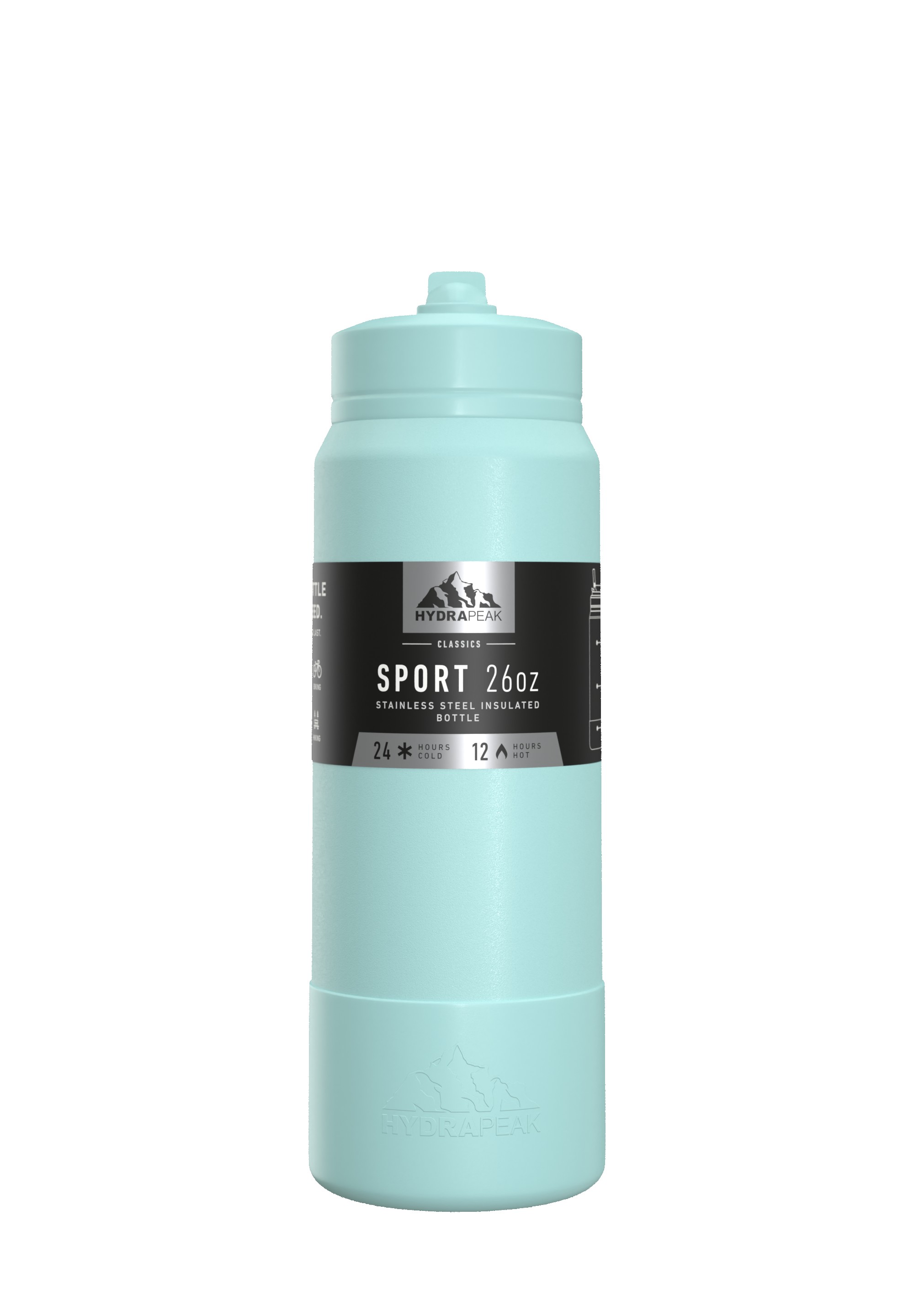 Hydrapeak Sport Boot Straw Cap 26 Oz. Water Bottle 1