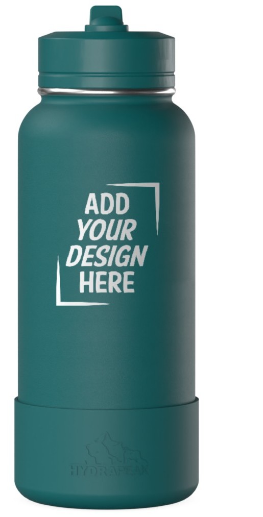 Hydrapeak Sport Boot 32oz Water Bottle with Straw Lid 1