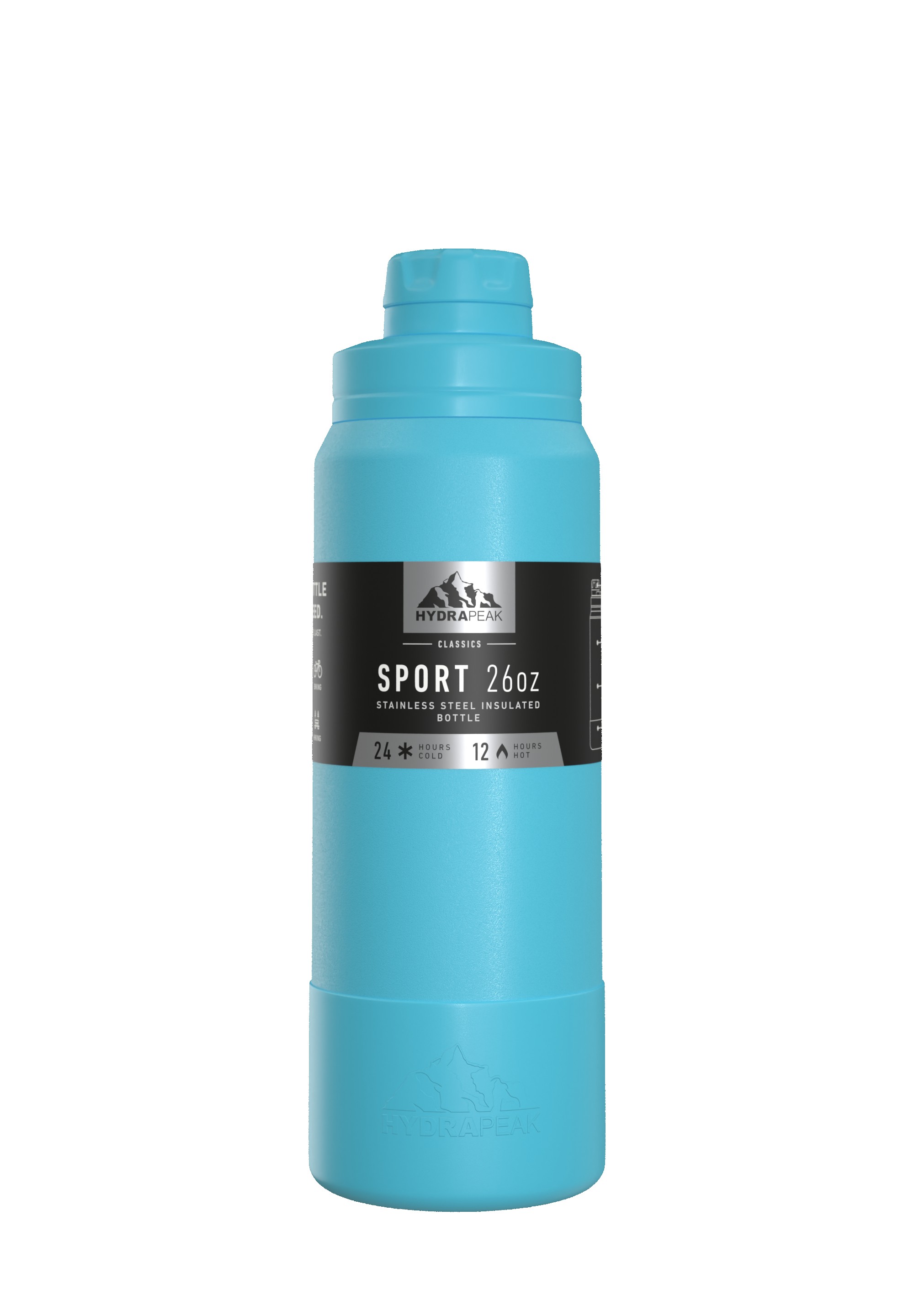 Hydrapeak Sport Boot Chug Cap 26 Oz. Water Bottle 1