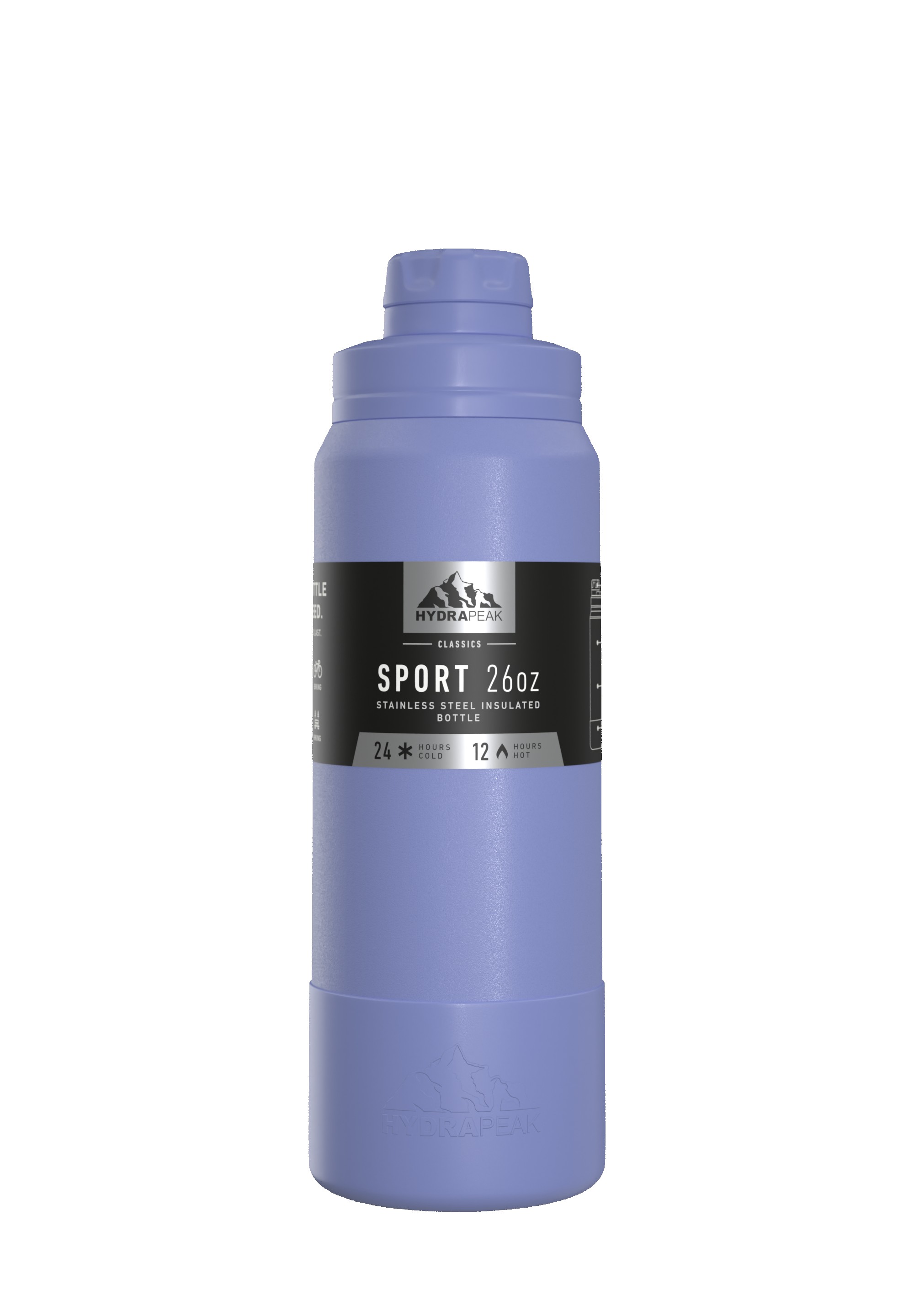 Hydrapeak Sport Boot Chug Cap 26 Oz. Water Bottle 1