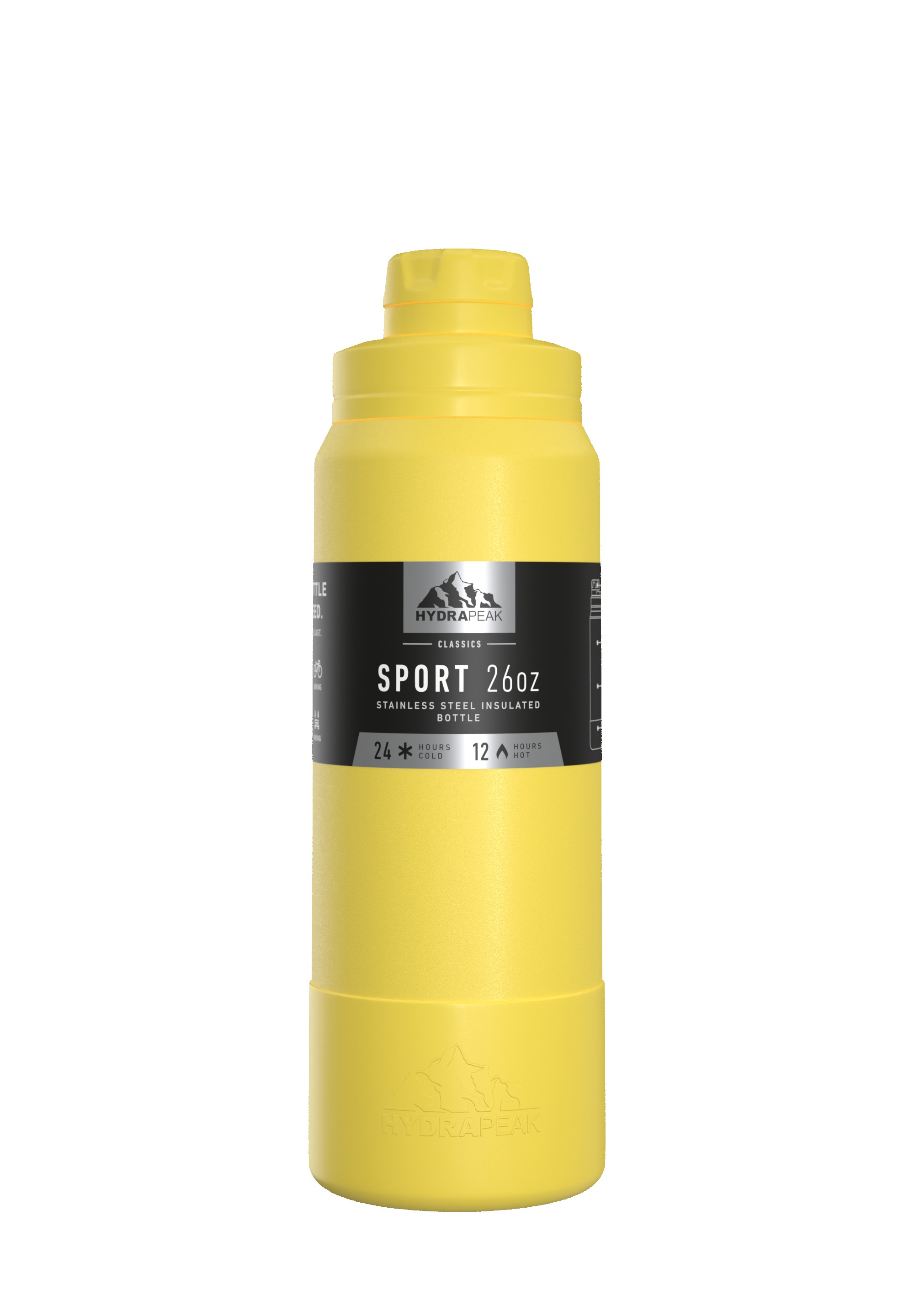 Hydrapeak Sport Boot Chug Cap 26 Oz. Water Bottle 1