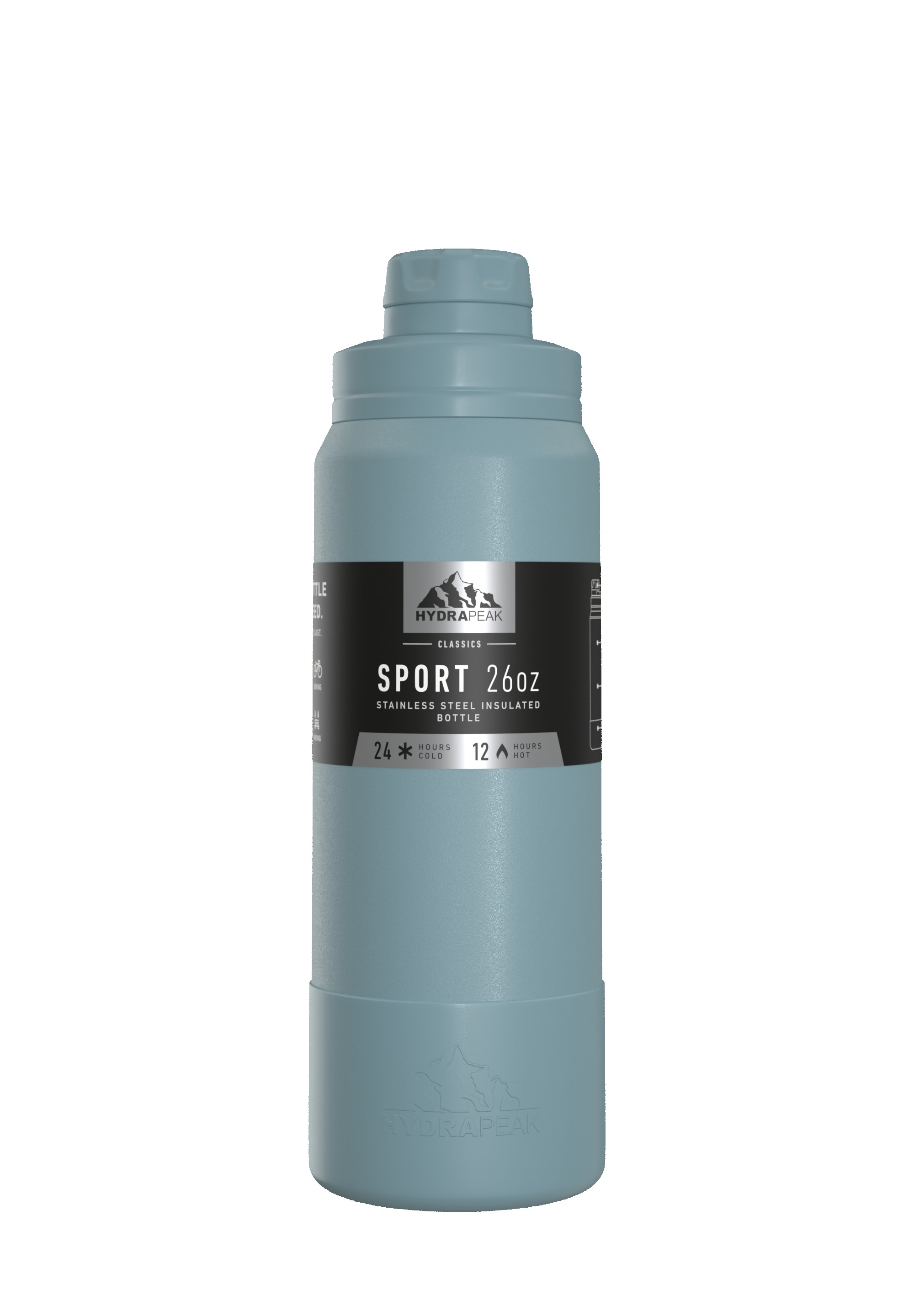 Hydrapeak Sport Boot Chug Cap 26 Oz. Water Bottle 1