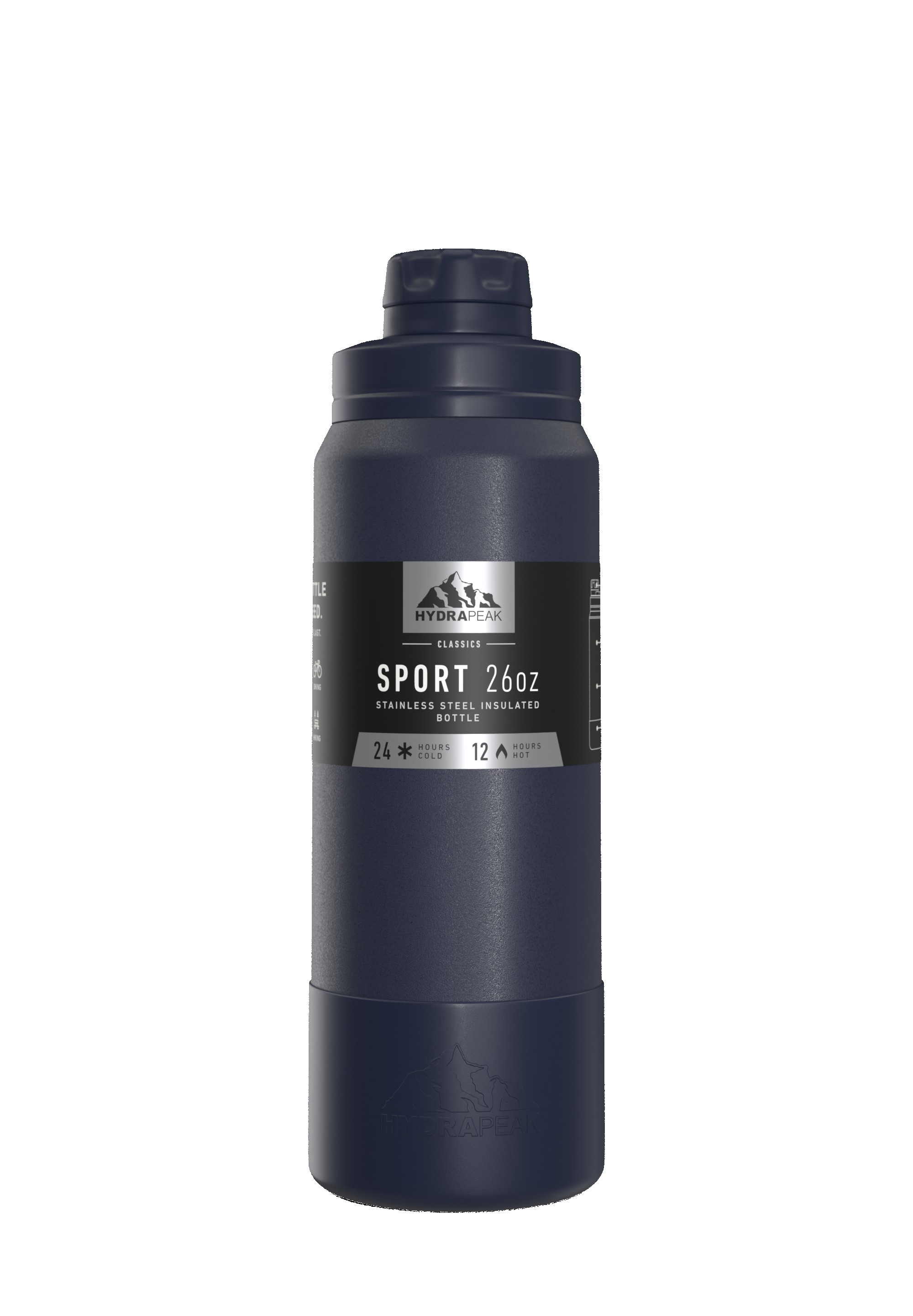 Hydrapeak Sport Boot Chug Cap 26 Oz. Water Bottle 1