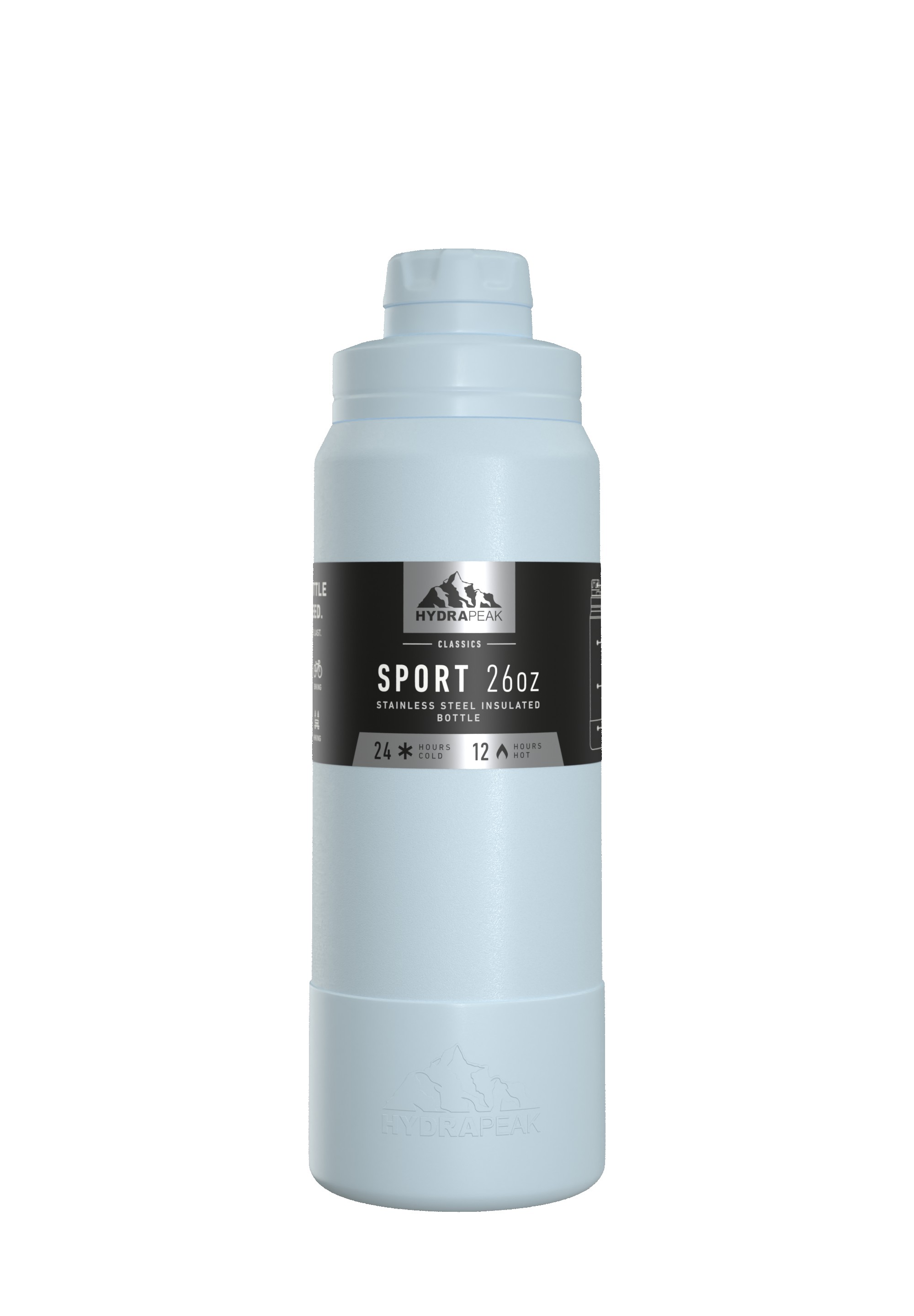 Hydrapeak Sport Boot Chug Cap 26 Oz. Water Bottle 1