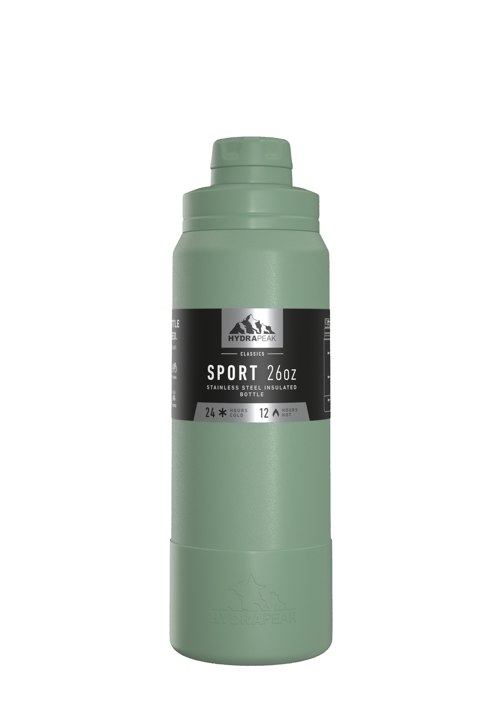 Hydrapeak Sport Boot Chug Cap 26 Oz. Water Bottle 1