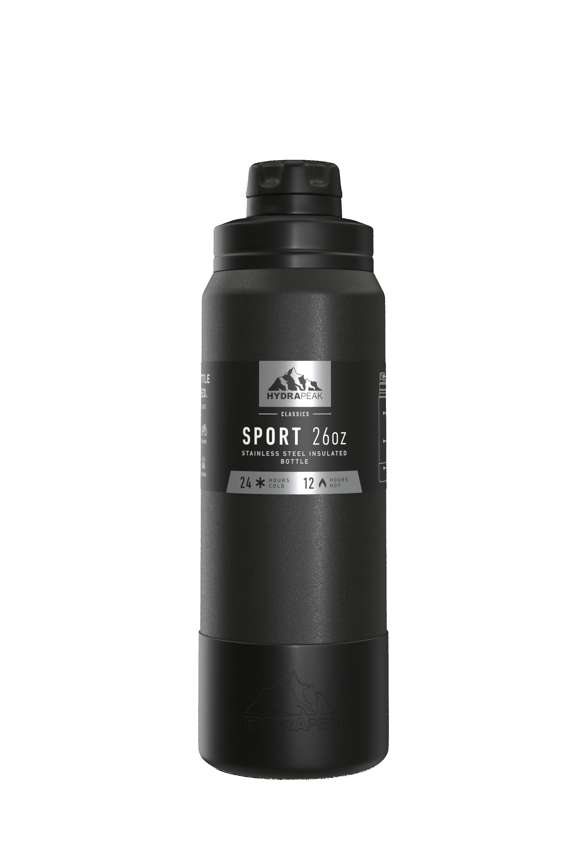 Hydrapeak Sport Boot Chug Cap 26 Oz. Water Bottle 1