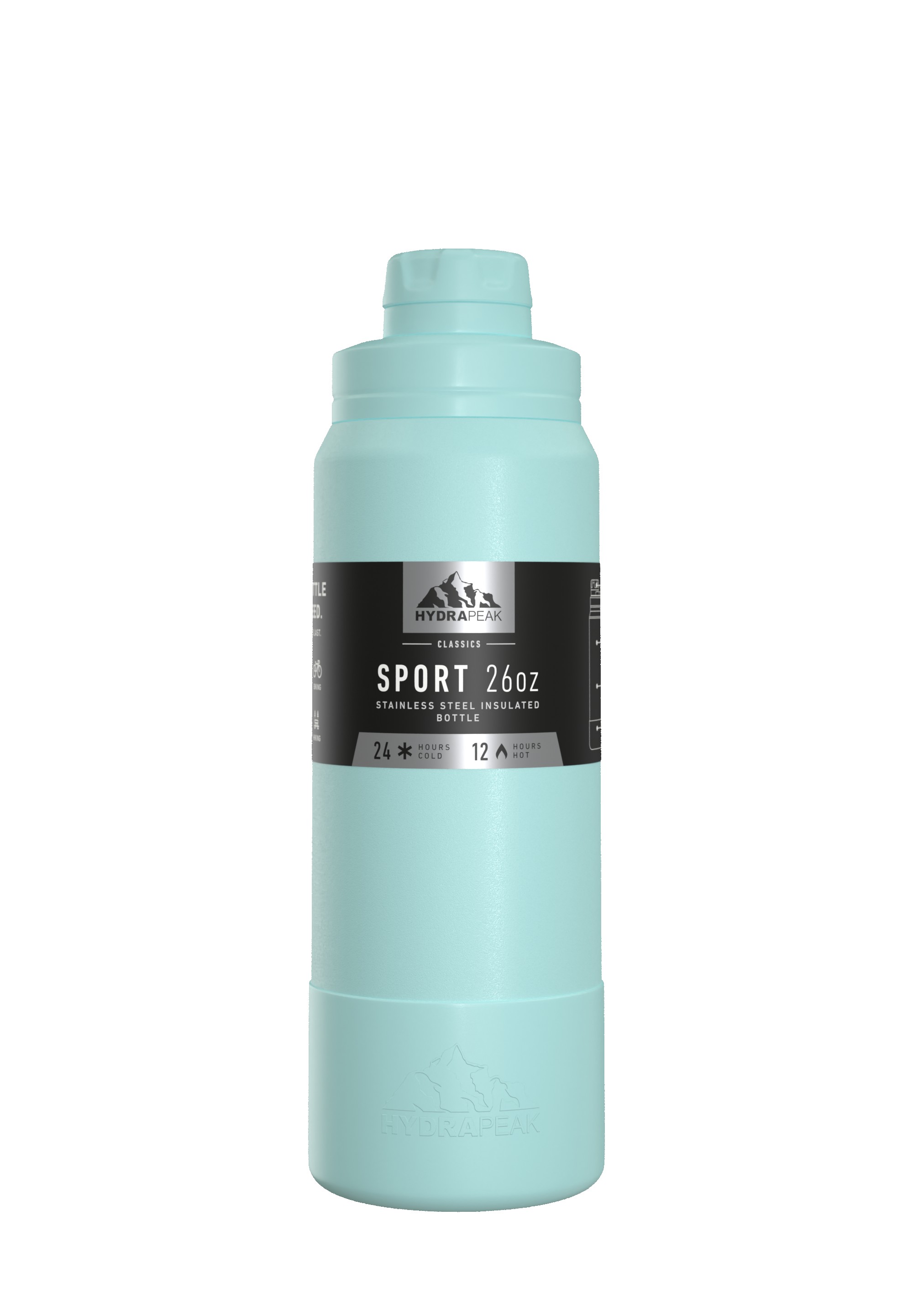 Hydrapeak Sport Boot Chug Cap 26 Oz. Water Bottle 1
