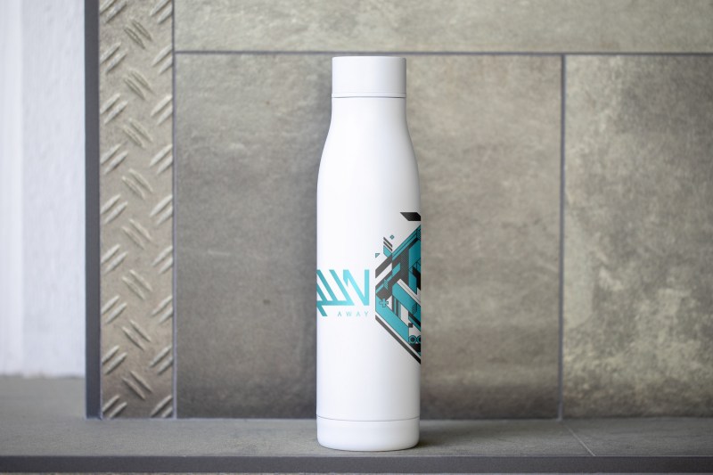 Acuara 600mL Bottle - White 1 Acuara 600mL Bottle - White 1