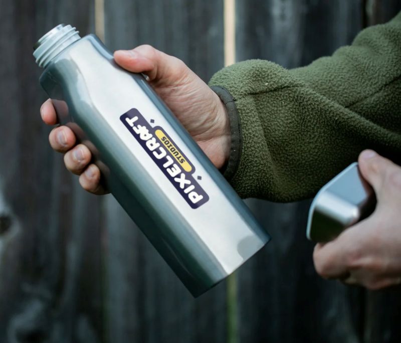 Virtuos 1L Bottle - Silver 1 Virtuos 1L Bottle - Silver 1