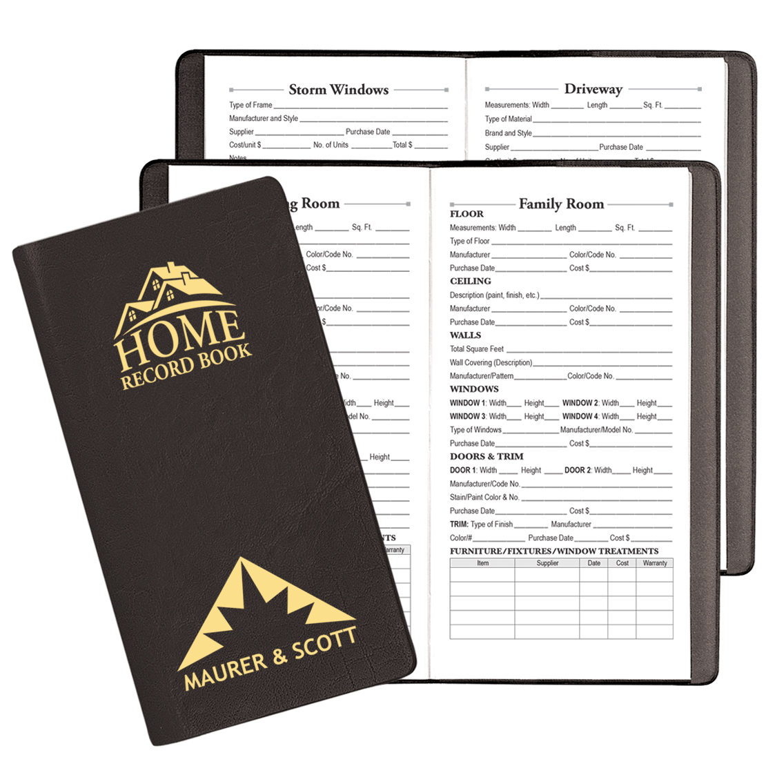Home Record Book w/ Continental Cover 1