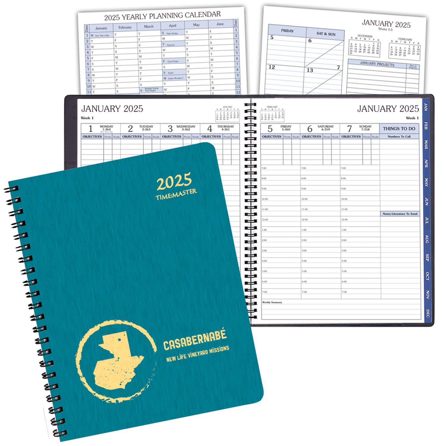 Time:Master Time Management Planner w/ Shimmer Cover 1