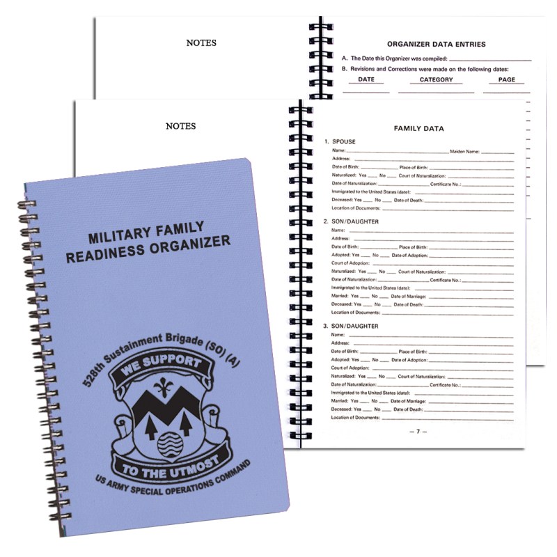 Military Readiness Organizer/ Twilight Cover 1 Military Readiness Organizer/ Twilight Cover 1